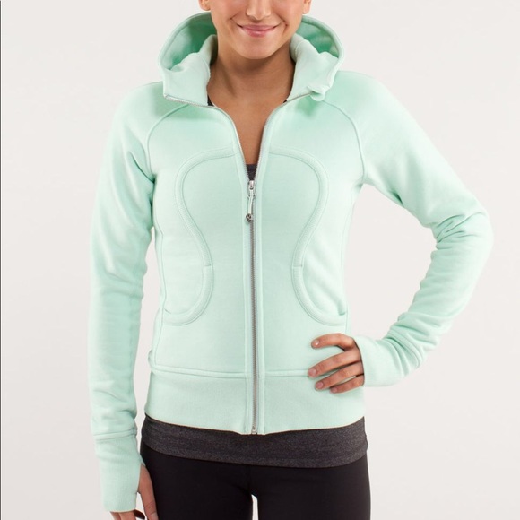 Lululemon Scuba Hoodie Stretch Mint Moment - Picture 2 of 5